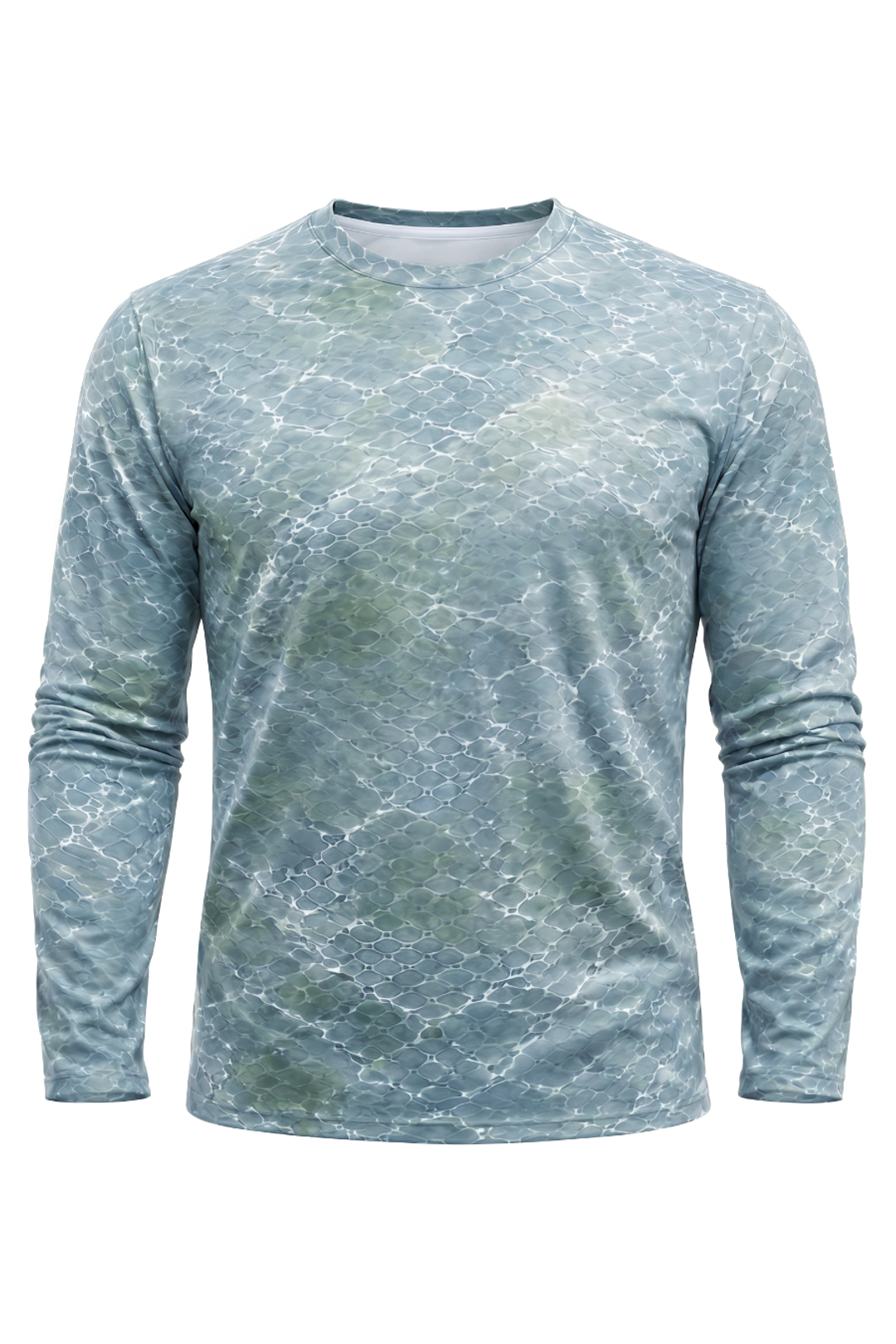 Performance Fishing Long Sleeve - Sunlit Scale Muskie - TBT200 mockup opposite side
