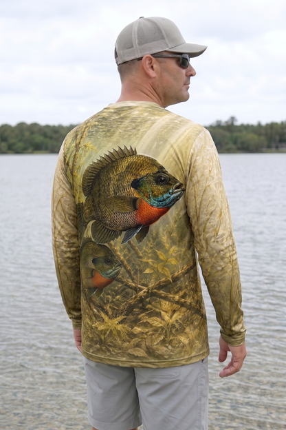 Performance Fishing Long Sleeve - Sunlit Shallows Bluegill - TBT228 image 2