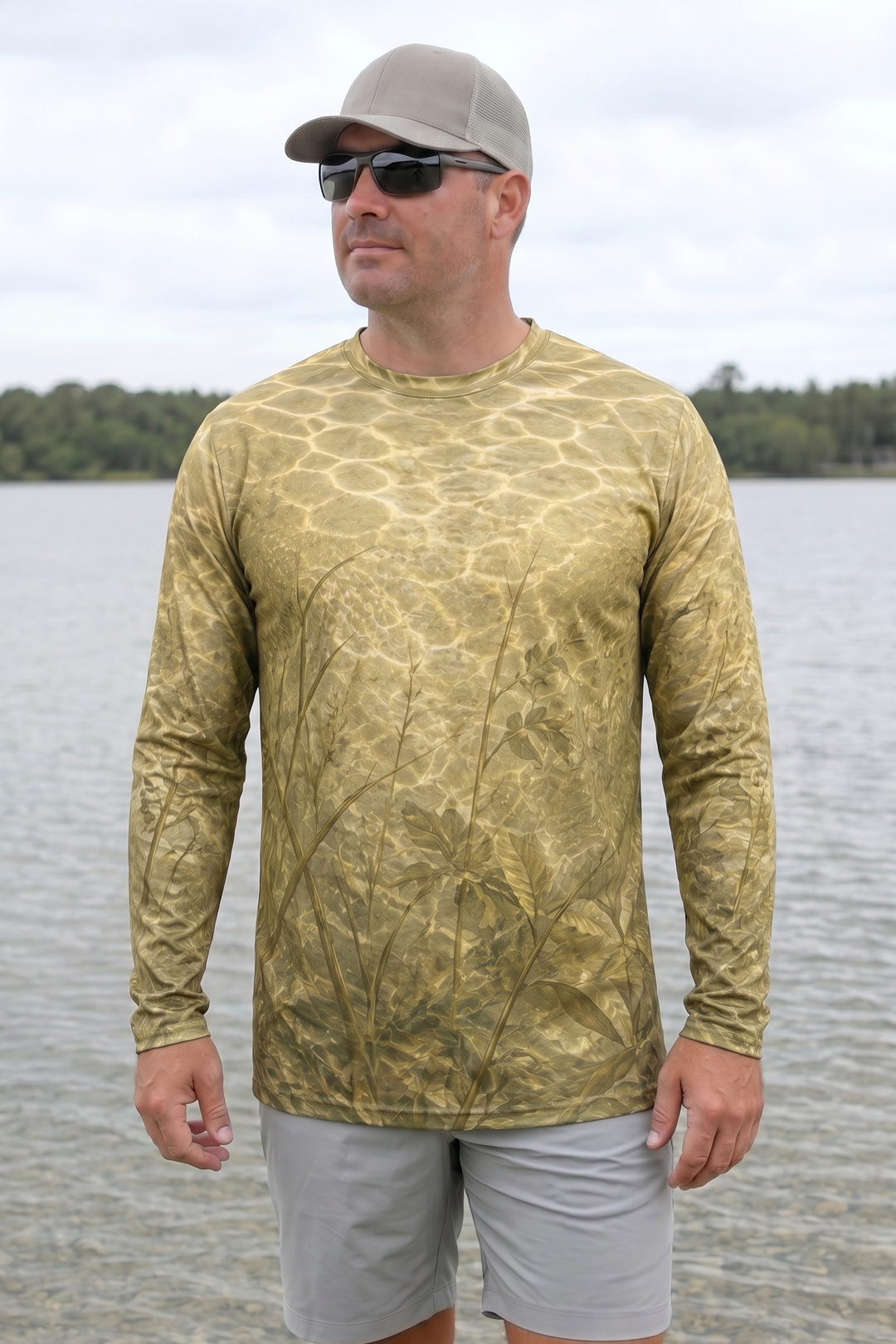 Performance Fishing Long Sleeve - Sunlit Shallows Bluegill - TBT228 image 3