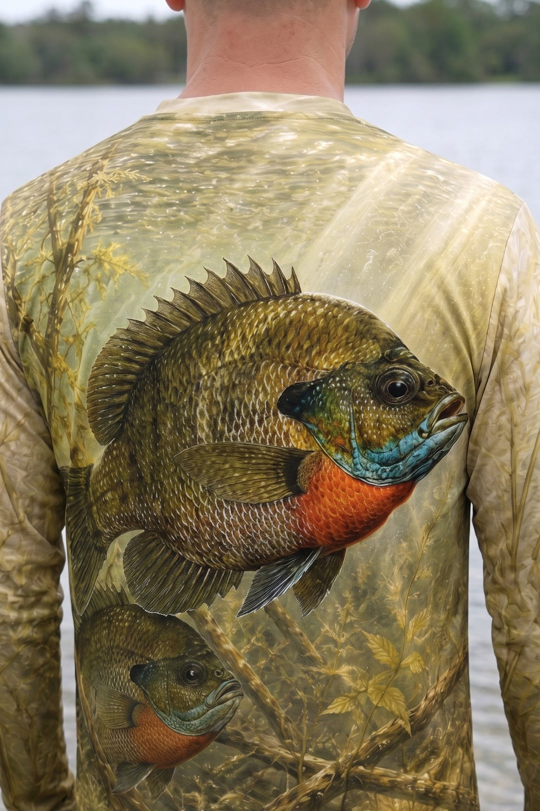 Performance Fishing Long Sleeve - Sunlit Shallows Bluegill - TBT228 image 4