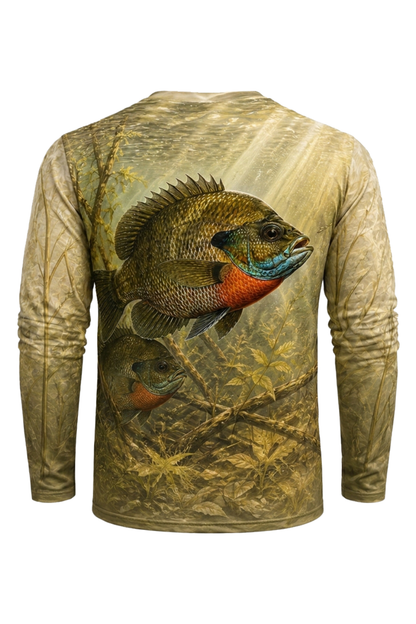 Performance Fishing Long Sleeve - Sunlit Shallows Bluegill - TBT228 image 5