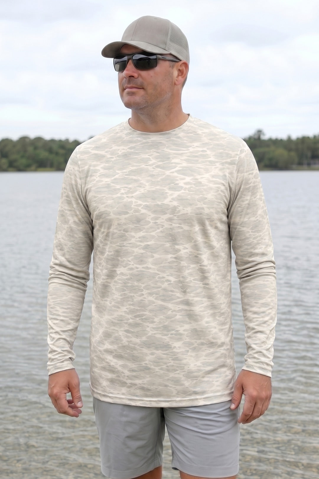Performance Fishing Long Sleeve - Sunlit Shallows Striper - TBT202 image 3