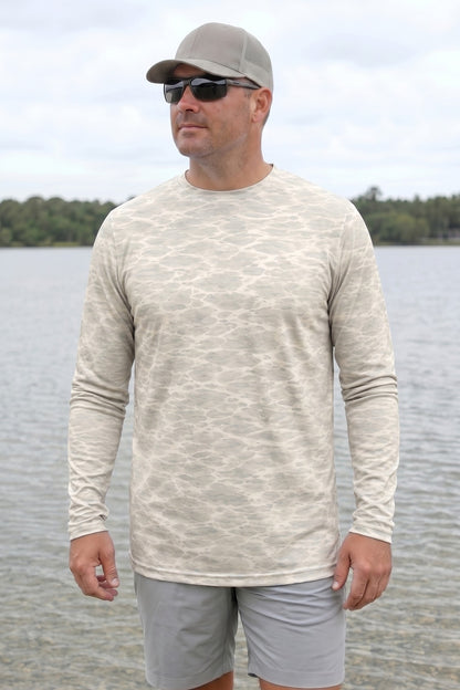 Performance Fishing Long Sleeve - Sunlit Shallows Striper - TBT202 image 3