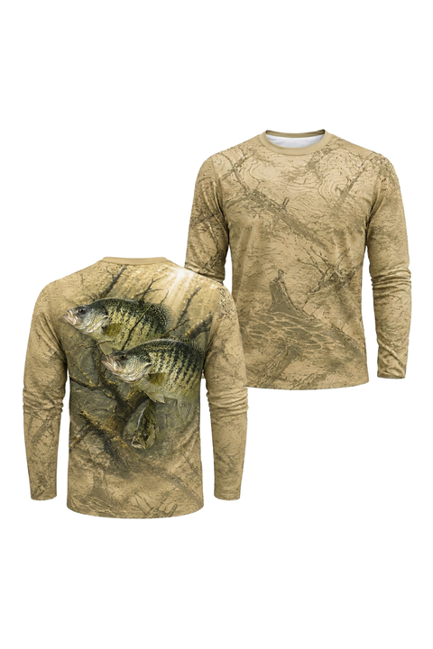 Performance Fishing Long Sleeve - Sunlit Timber Crappie - TBT214