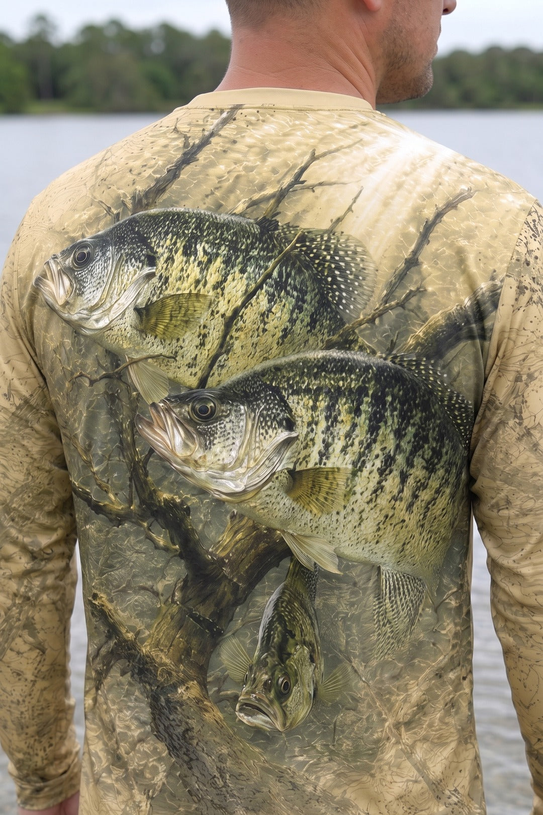Performance Fishing Long Sleeve - Sunlit Timber Crappie - TBT214 image 4