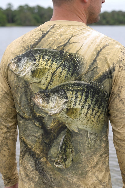 Performance Fishing Long Sleeve - Sunlit Timber Crappie - TBT214 image 4
