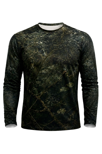 Performance Fishing Long Sleeve - Sunlit Timber Pike - TBT194 mockup opposite side
