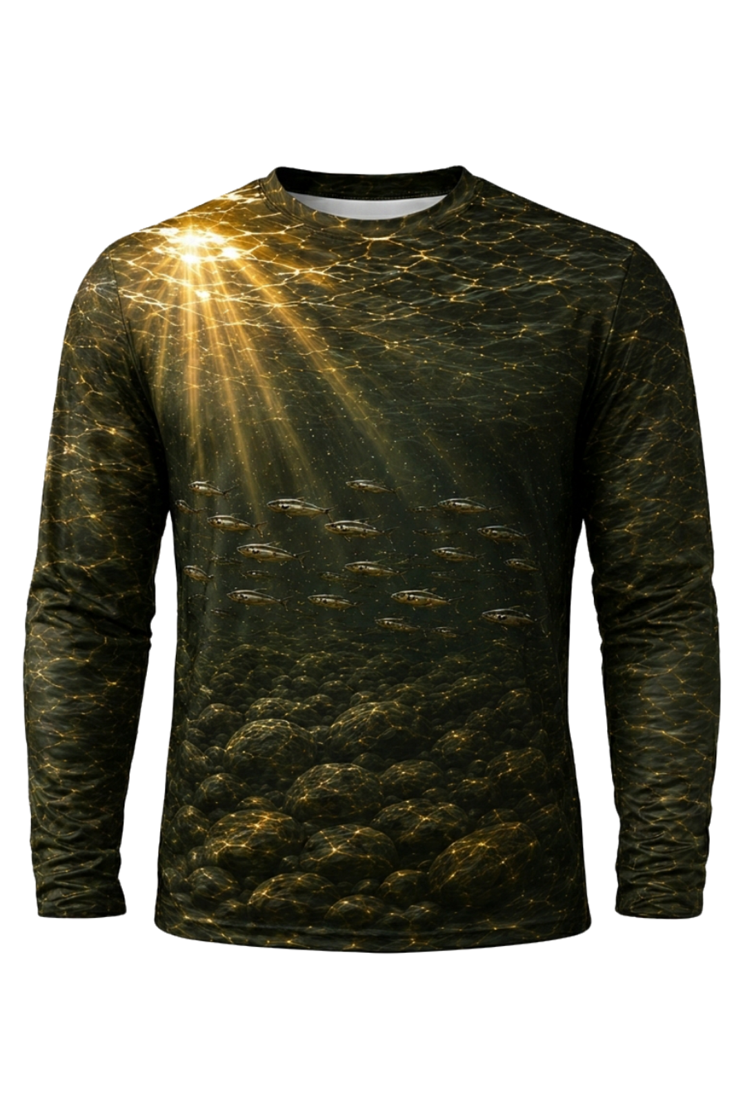 Performance Fishing Long Sleeve - Sunray Bottom Walleye - TBT186 mockup opposite side