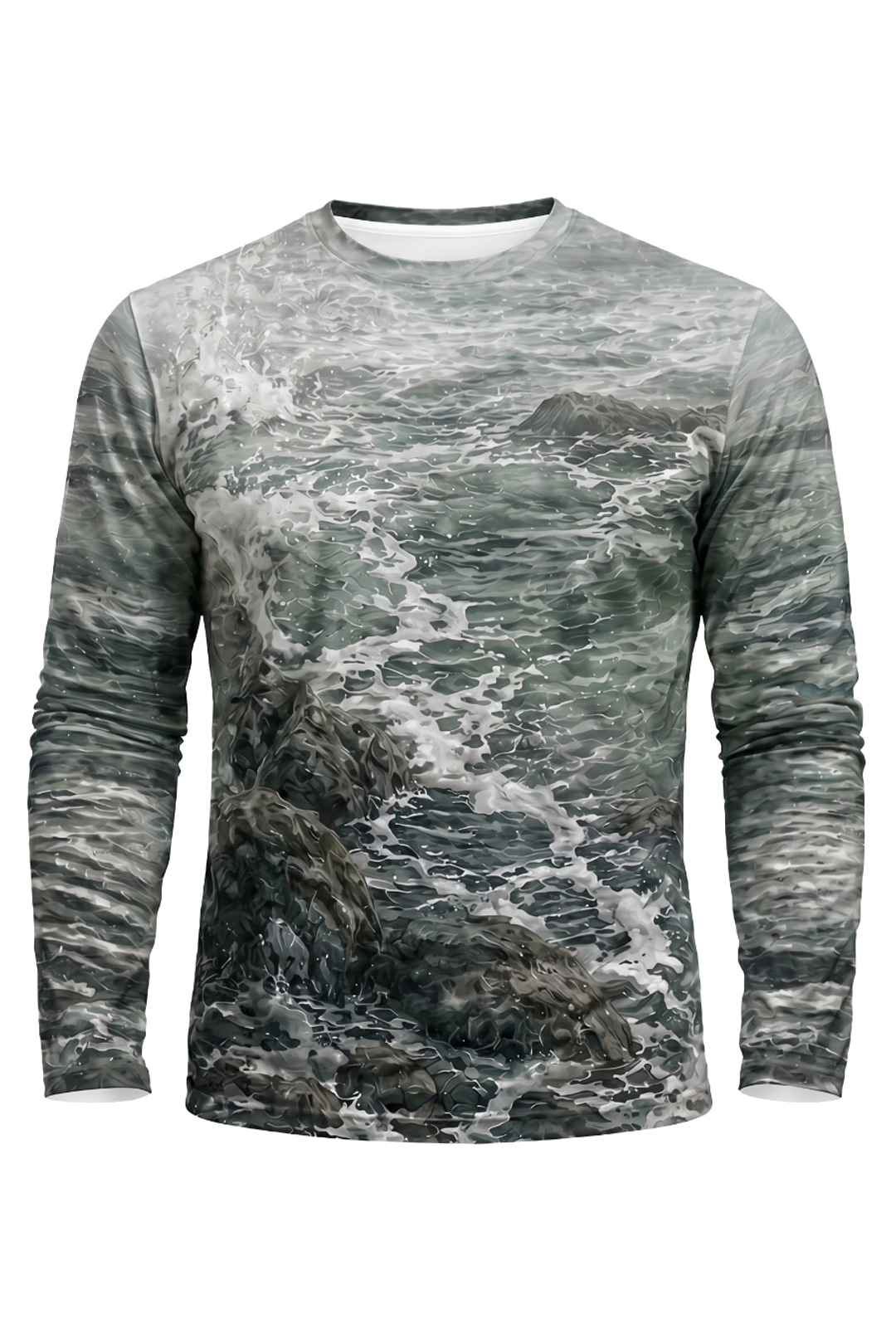 Performance Fishing Long Sleeve - Surge Striped Bass - AOF120 image 6