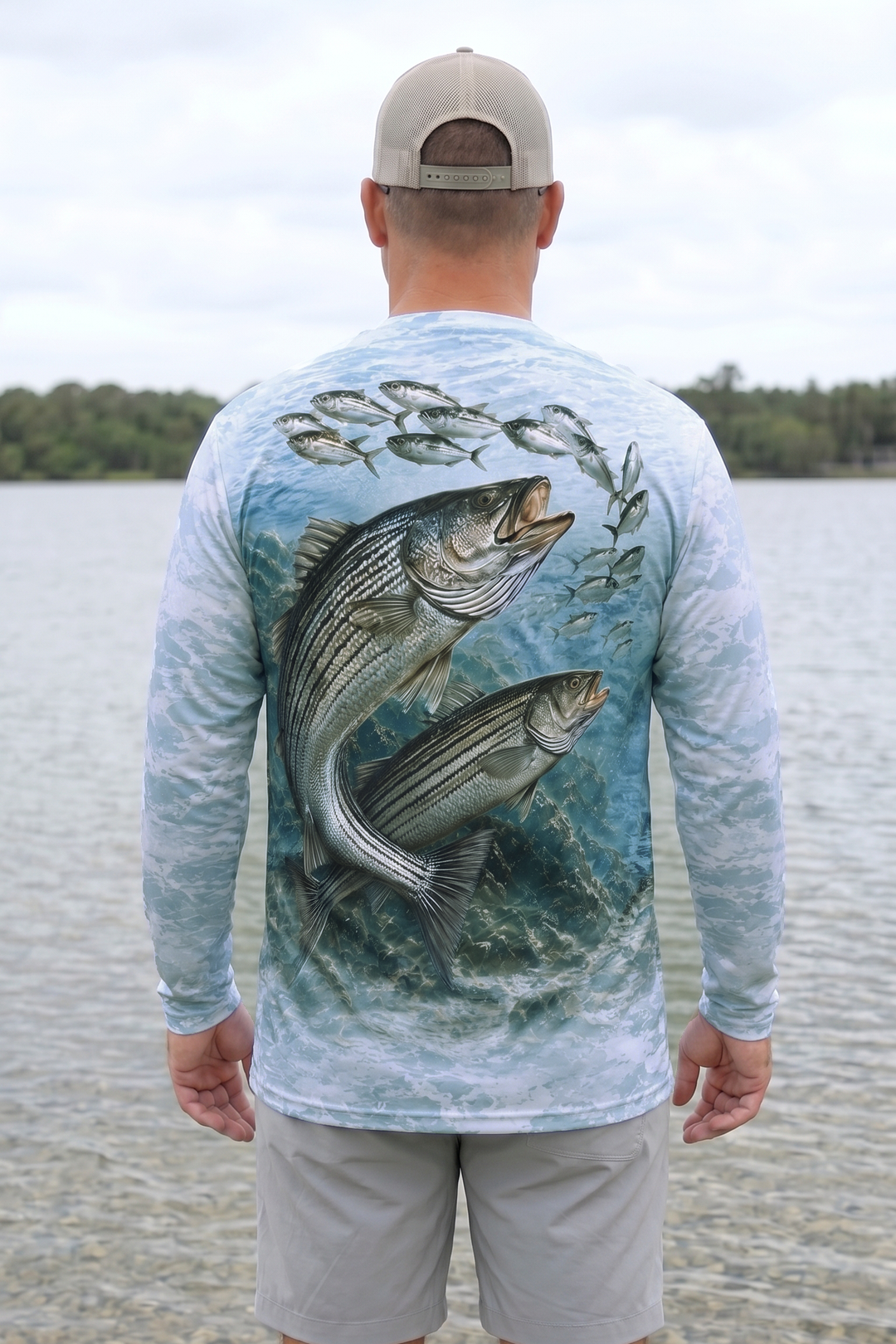 Performance Fishing Long Sleeve - Texoma Current Striper - TBT201 image 2