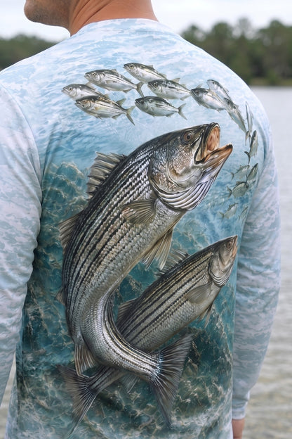 Performance Fishing Long Sleeve - Texoma Current Striper - TBT201 image 4