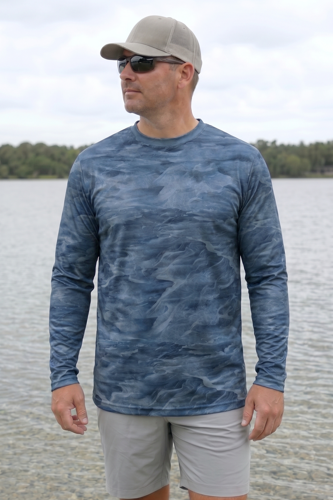 Performance Fishing Long Sleeve - Texoma Frenzy Striper - TBT203 image 3