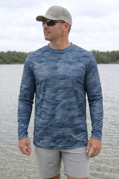 Performance Fishing Long Sleeve - Texoma Frenzy Striper - TBT203 image 3