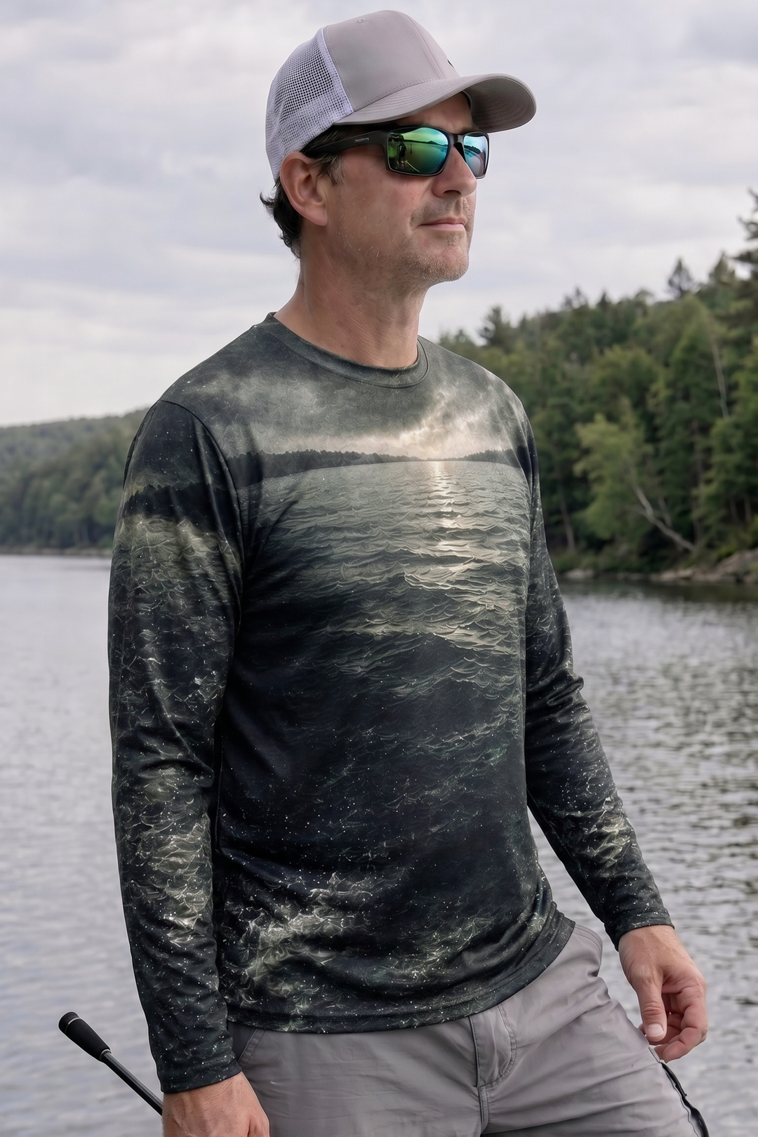 Performance Fishing Long Sleeve - The One Fish - RM03 lifestyle opposite side