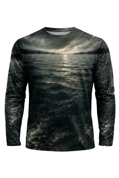 Performance Fishing Long Sleeve - The One Fish - RM03 mockup opposite side