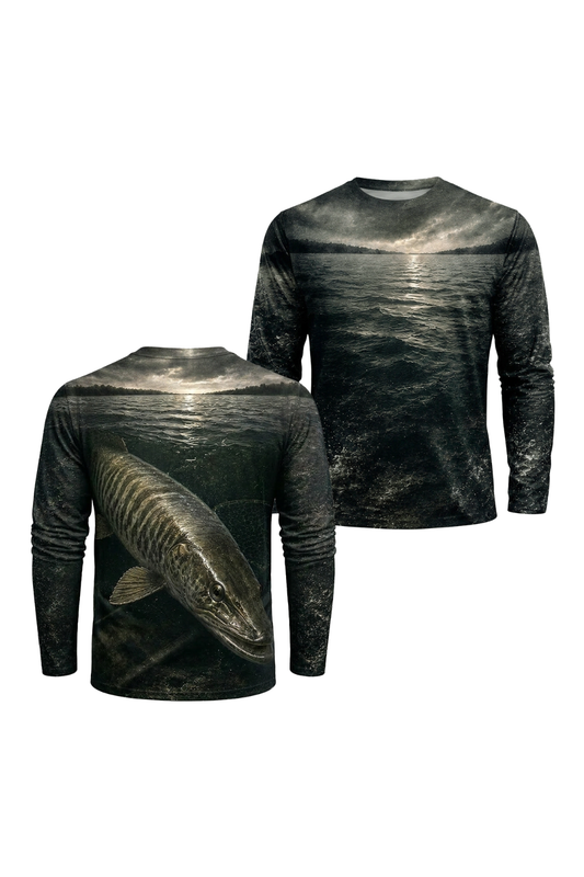 Performance Fishing Long Sleeve - The One Fish - RM03 two shirts front artwork