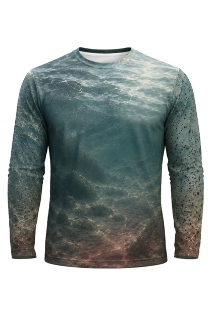 Performance Fishing Long Sleeve - Trout River Rise - AOF52 mockup opposite side