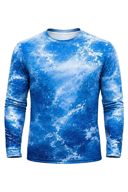 Performance Fishing Long Sleeve - Twin Blue Marlin Surge - RS12 mockup opposite side