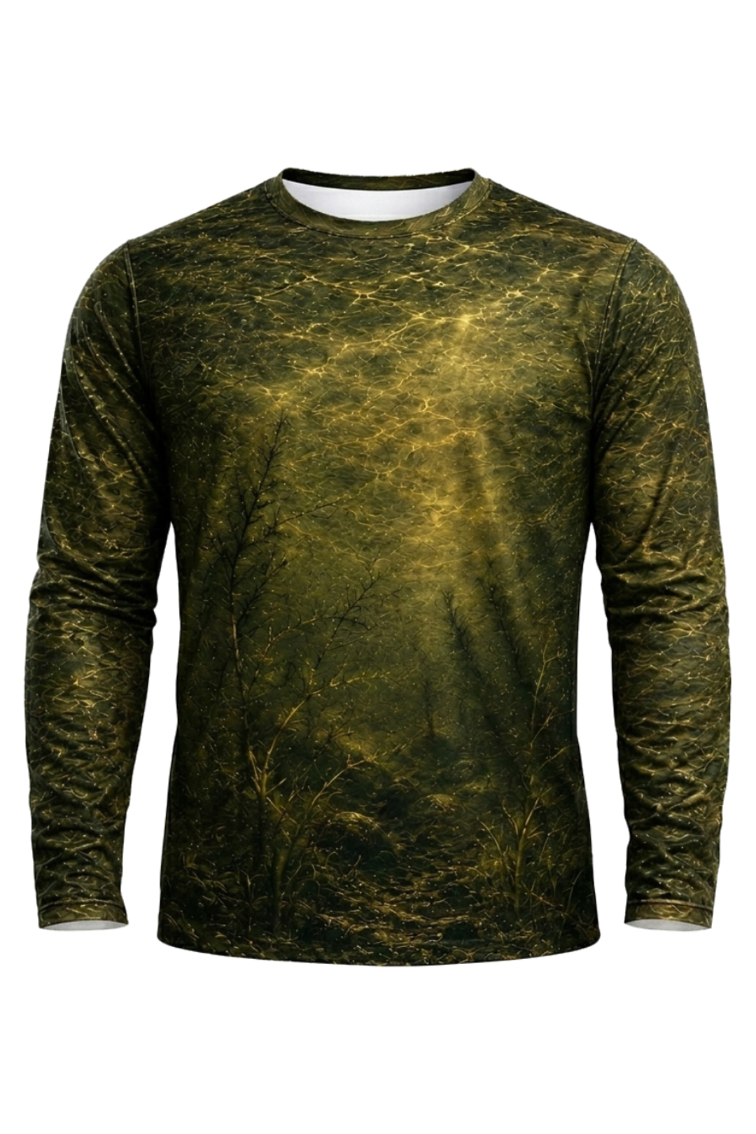 Performance Fishing Long Sleeve - Under the Boat Walleye Strike - RW16 mockup opposite side