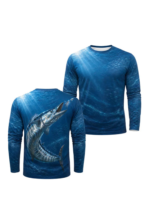 Performance Fishing Long Sleeve - Wahoo Bluewater Strike - AOF49