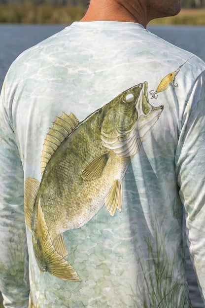 Performance Fishing Long Sleeve - Walleye Stillwater - AOF99 lifestyle artwork zoom