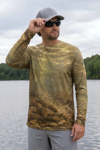 Performance Fishing Long Sleeve - Walleye Strike Realism - AOF98 lifestyle opposite side