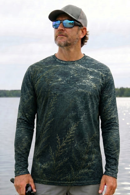 Performance Fishing Long Sleeve - Weedbed Ambush Pike - TBT191 lifestyle opposite side
