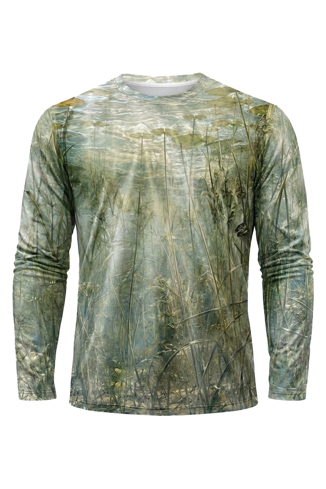 Performance Fishing Long Sleeve - Weedline Follow Pike - RNP05 mockup opposite side