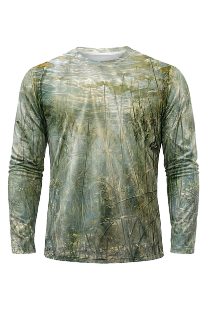 Performance Fishing Long Sleeve - Weedline Follow Pike - RNP05 mockup opposite side