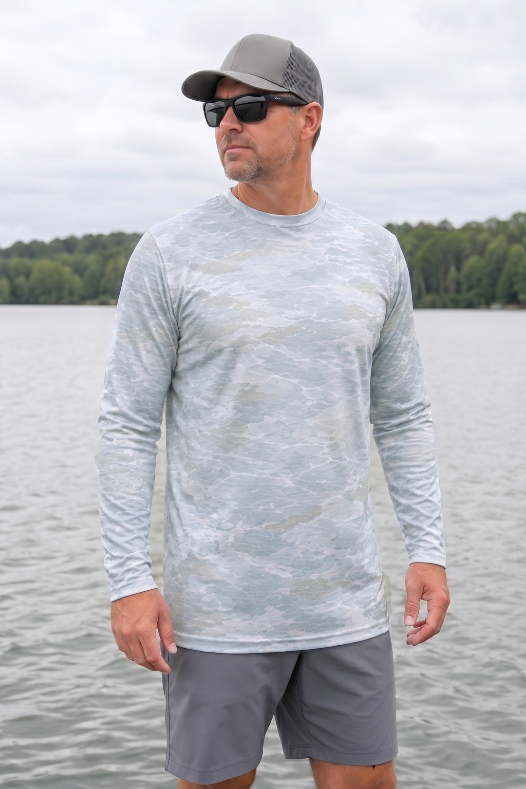 Performance Fishing Long Sleeve - Whitewater Leap Striper - TBT209 image 3