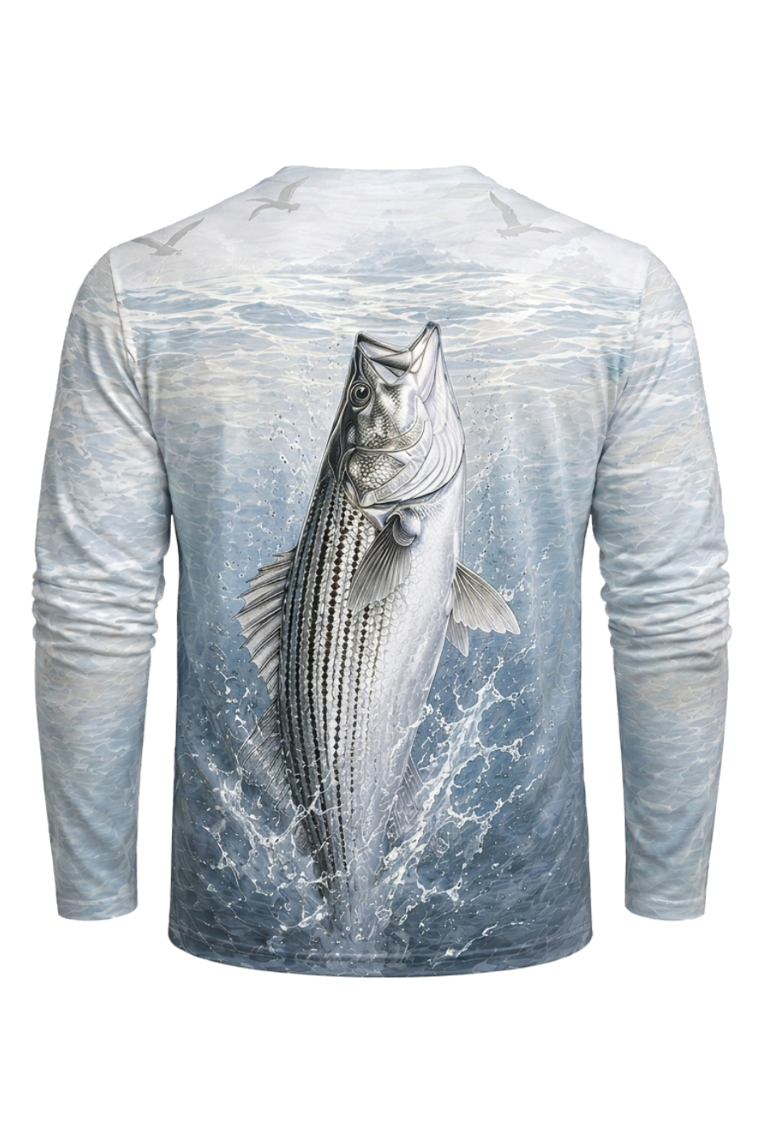 Performance Fishing Long Sleeve - Whitewater Leap Striper - TBT209 image 5