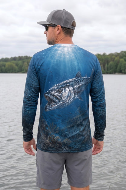 Performance Fishing Long Sleeve - Wreckline Barracuda - AOF126 image 2