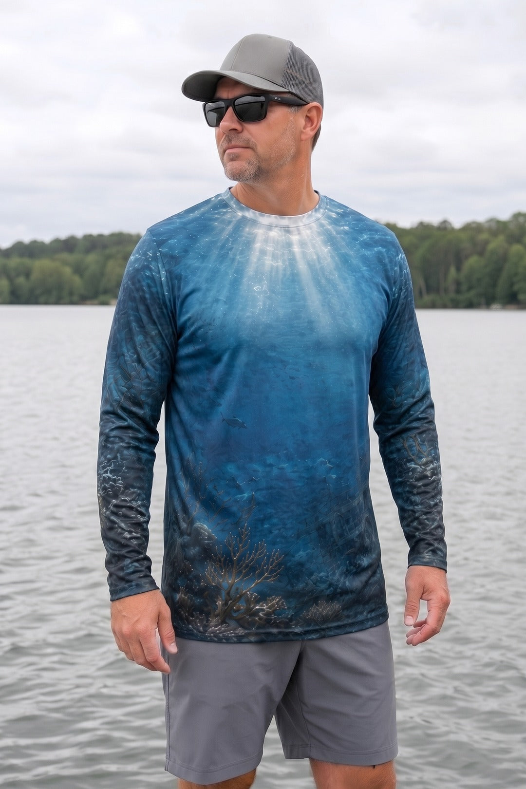Performance Fishing Long Sleeve - Wreckline Barracuda - AOF126 image 3