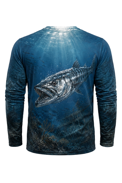 Performance Fishing Long Sleeve - Wreckline Barracuda - AOF126 image 5