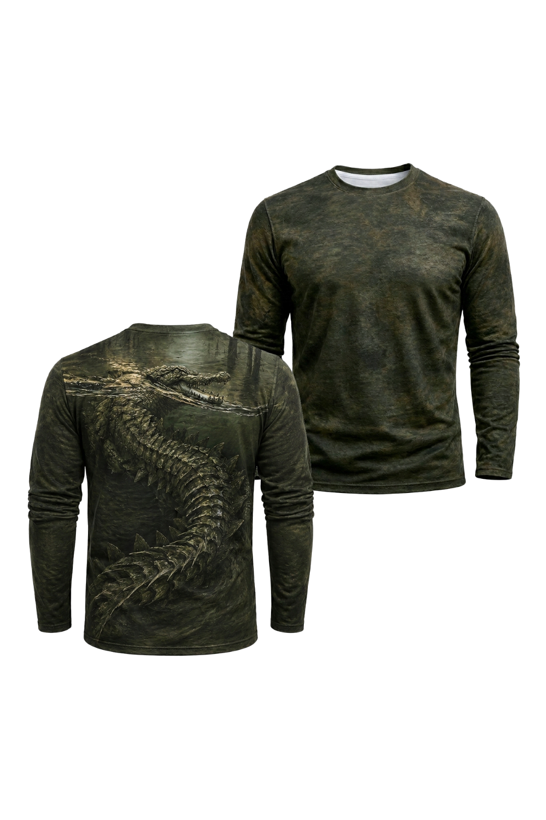 Performance Hunting Long Sleeve - Bayou Stalker Alligator - TBT216 image 1