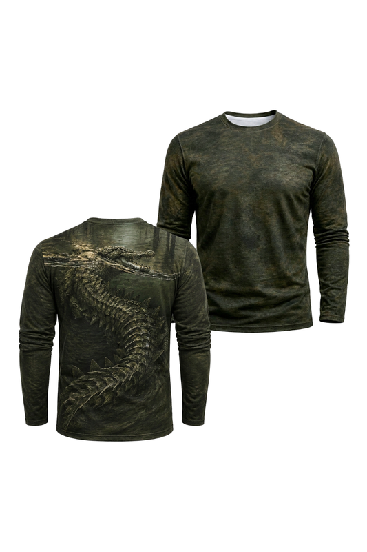 Performance Hunting Long Sleeve - Bayou Stalker Alligator - TBT216 image 1