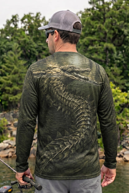 Performance Hunting Long Sleeve - Bayou Stalker Alligator - TBT216 image 2