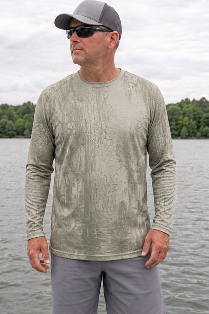Performance Hunting Long Sleeve - Cypress Lurker Alligator - TBT225 image 3