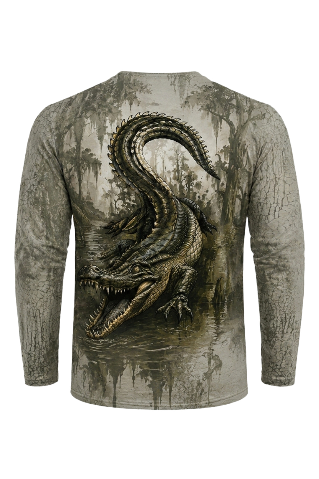 Performance Hunting Long Sleeve - Cypress Lurker Alligator - TBT225 image 5