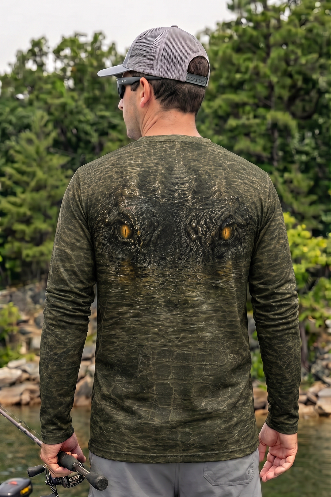 Performance Hunting Long Sleeve - Gator Eyes Swamp - TBT217 image 2