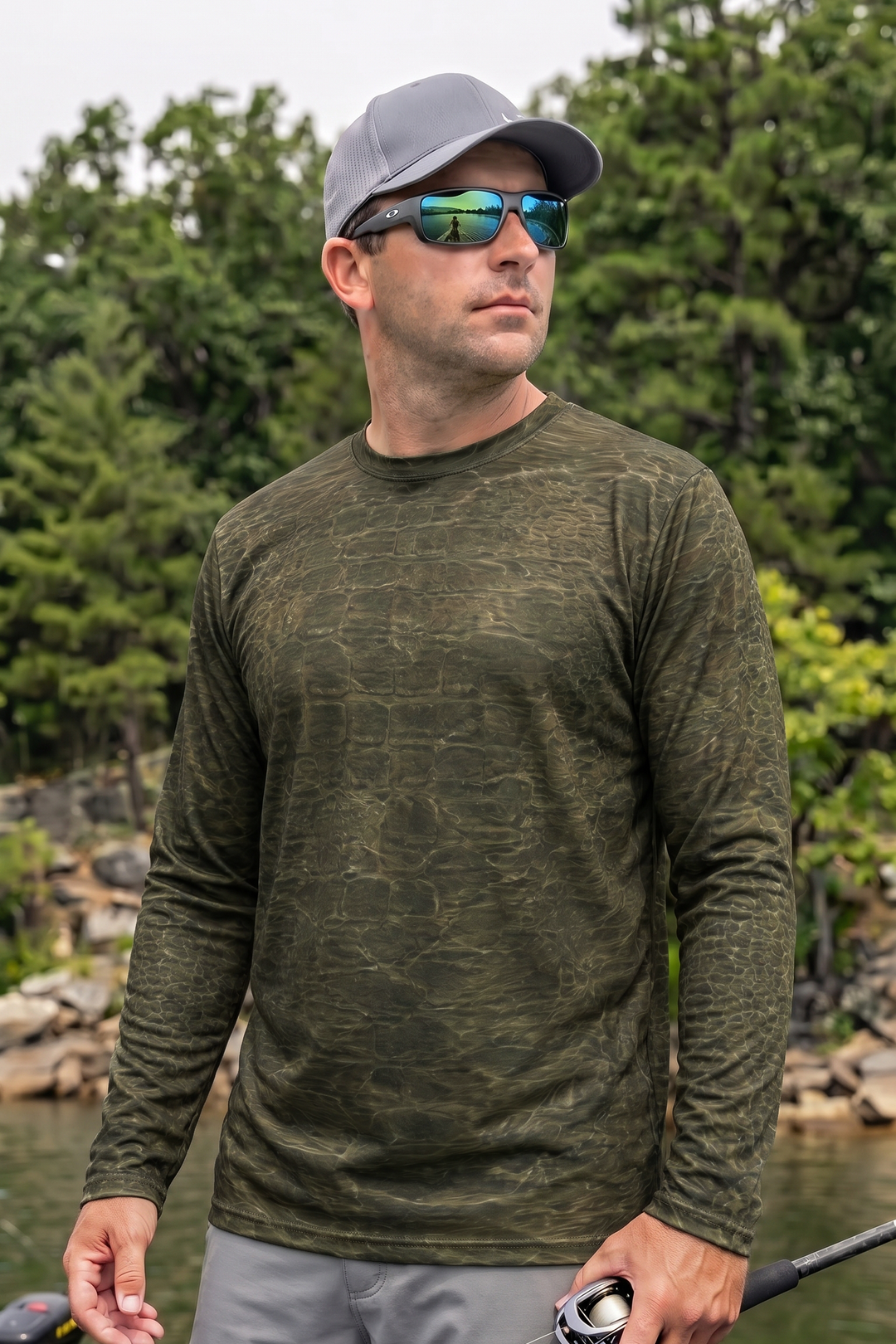Performance Hunting Long Sleeve - Gator Eyes Swamp - TBT217 image 3
