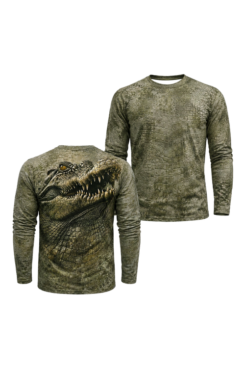 Performance Hunting Long Sleeve - Gator Hide Swamp - TBT218 image 1
