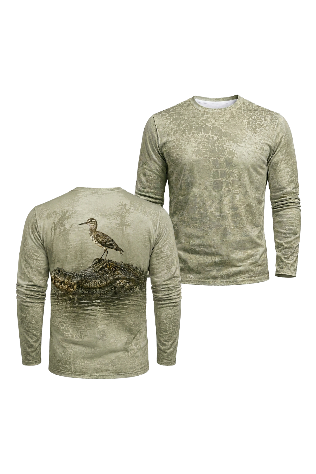 Performance Hunting Long Sleeve - Marsh Sentinel Alligator - TBT220 image 1