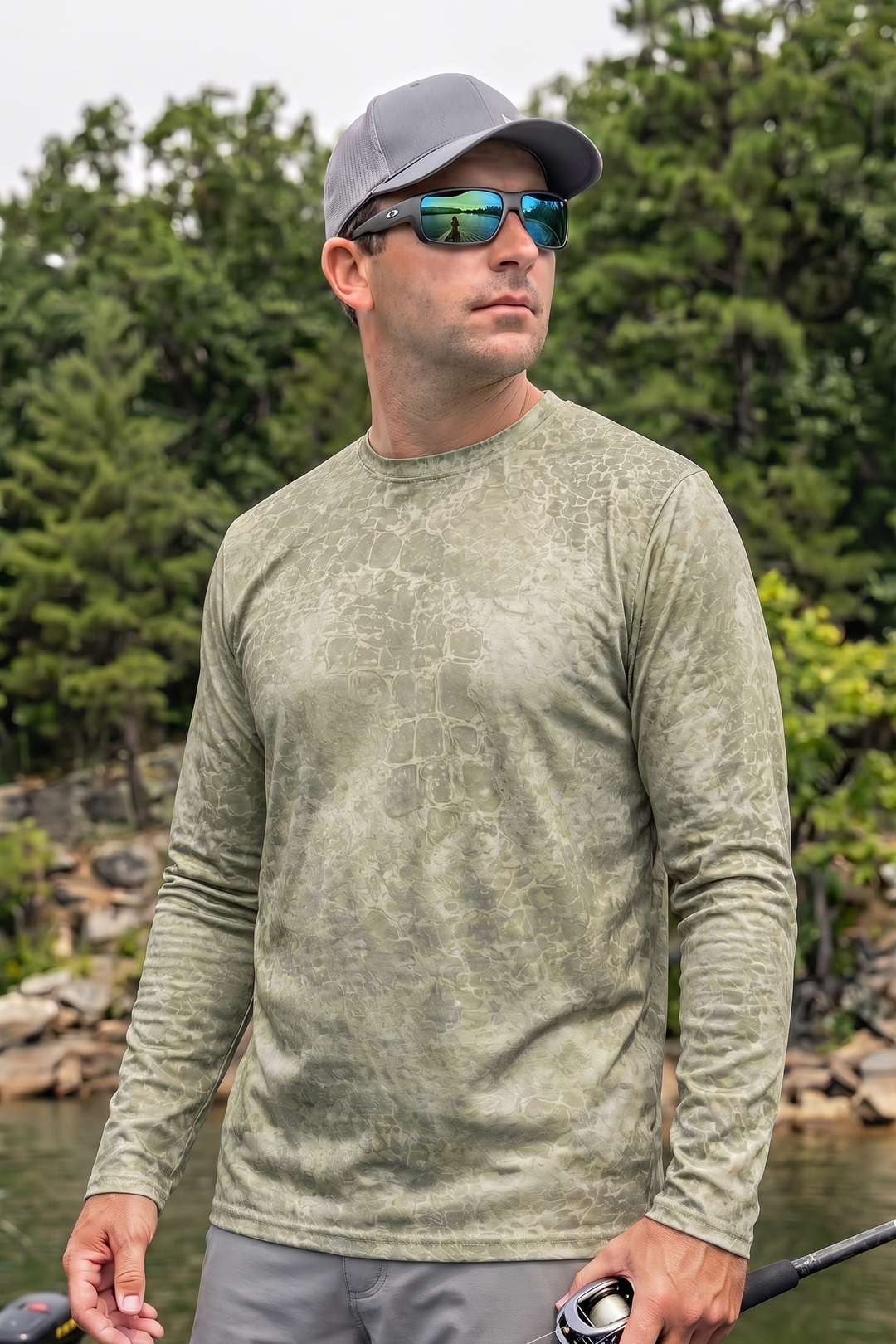 Performance Hunting Long Sleeve - Marsh Sentinel Alligator - TBT220 image 3