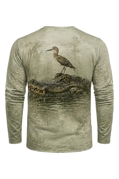 Performance Hunting Long Sleeve - Marsh Sentinel Alligator - TBT220 image 5