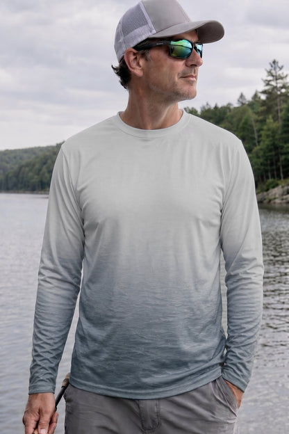 Performance Hunting Long Sleeve - Misty Rapids Trout - TBT148 lifestyle opposite side