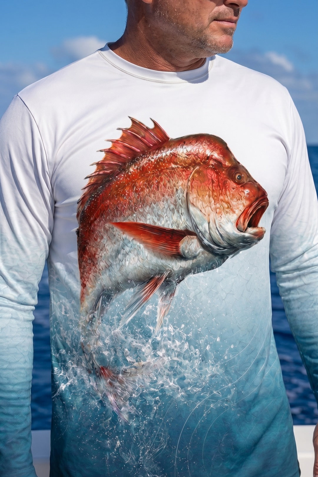 Performance Hunting Long Sleeve - Pelagic Leap Snapper - TBT234 image 4