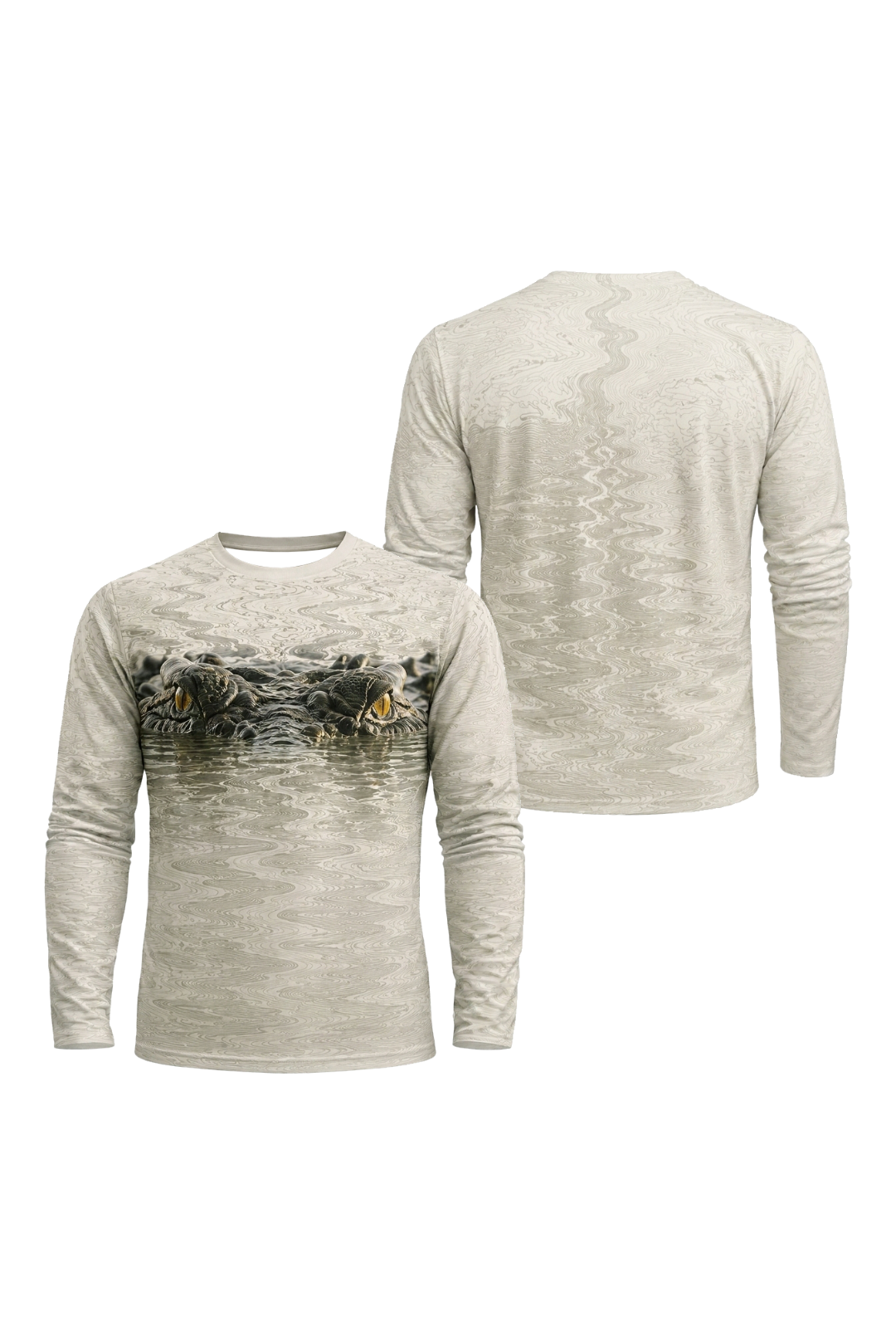 Performance Hunting Long Sleeve - Stillwater Eye Alligator - TBT239 image 1