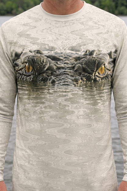 Performance Hunting Long Sleeve - Stillwater Eye Alligator - TBT239 image 4