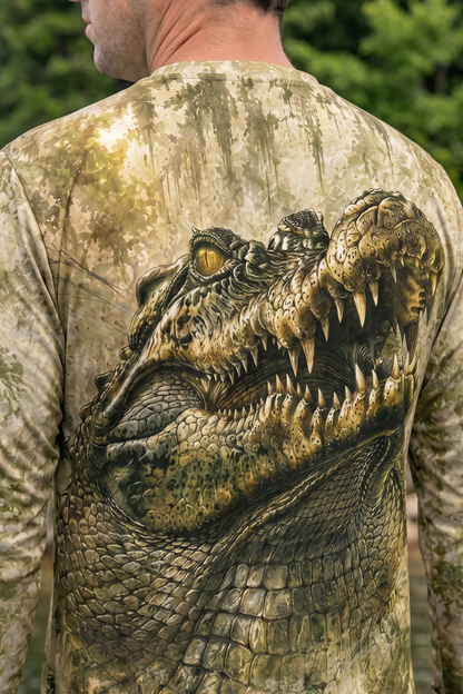 Performance Hunting Long Sleeve - Sunlit Gator Swamp - TBT219 image 4